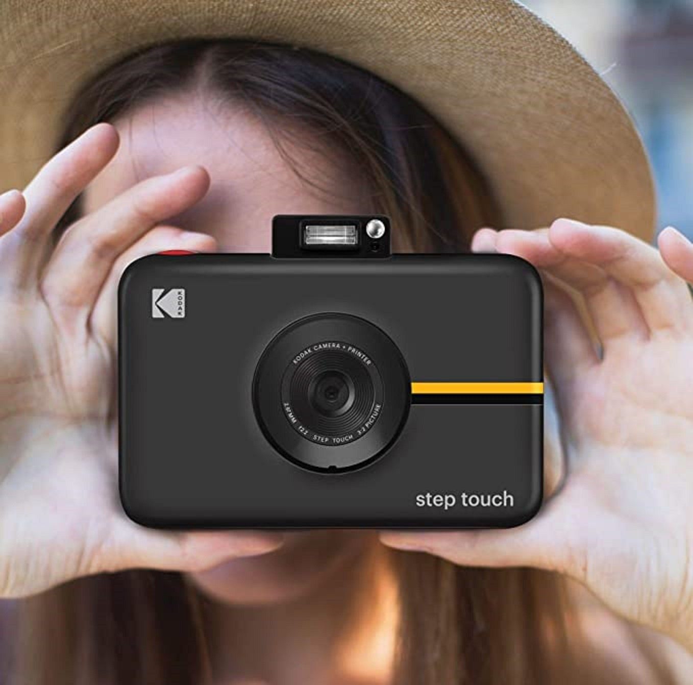 Kodak Step Touch Black Sofortbildkamera (13.2 MP, Touchscreen & Bluetooth)