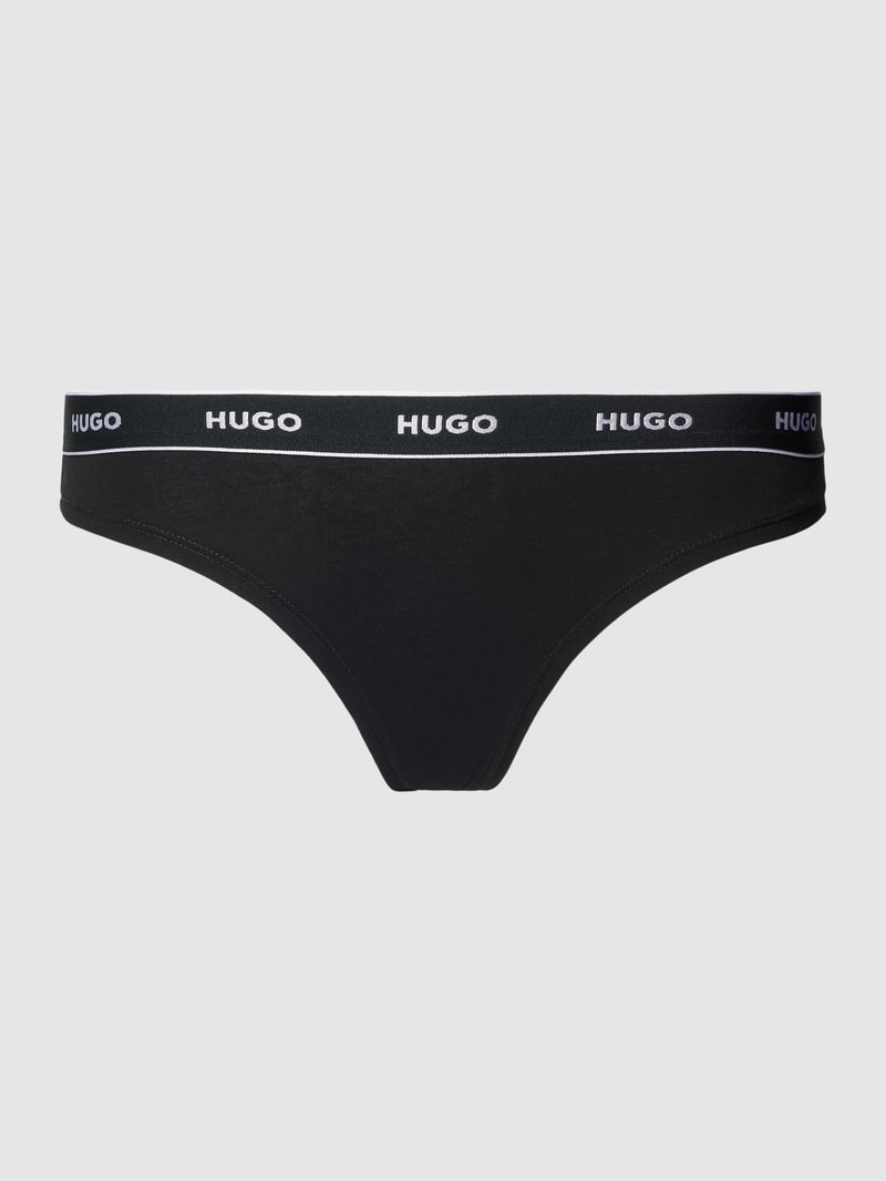 String mit Label-Bund Modell Carousel' in schwarz