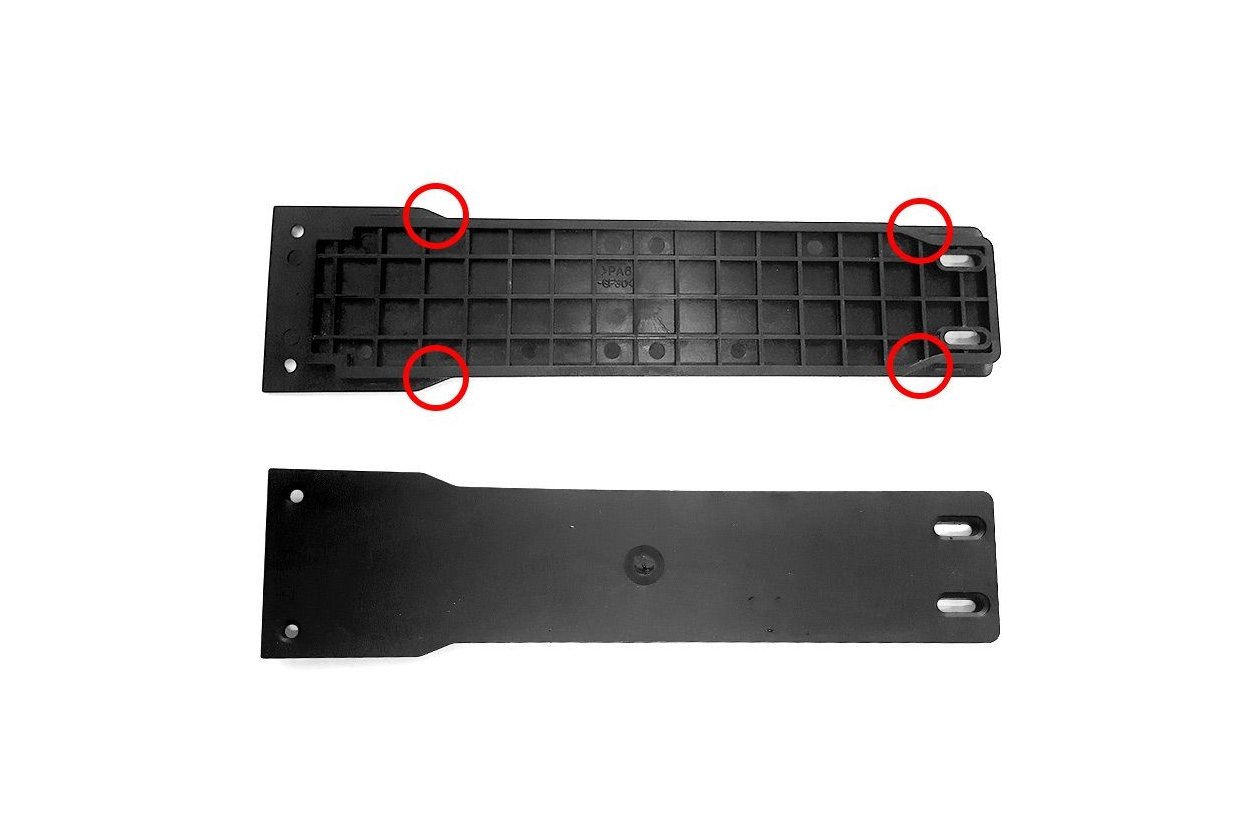 Babboe Akkuschiene fu00fcr QWIC System Gepu00e4cktru00e4ger