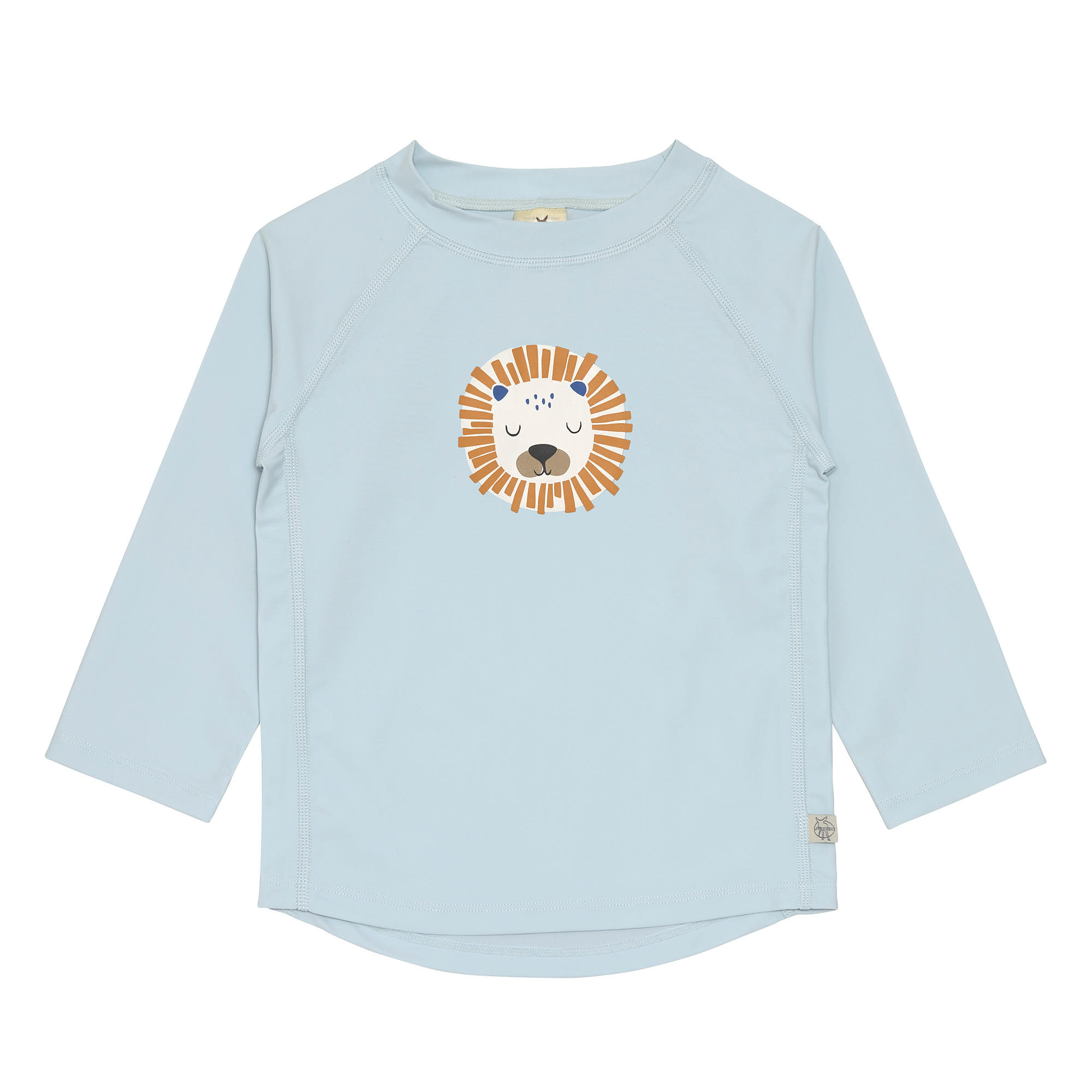 UV Shirt Kinder Langarm - Löwe, Hellblau