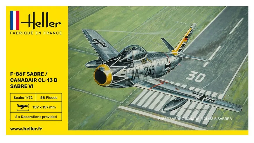 Heller 80277 F-86F SABRE / CANADAIR CL-13 B SABRE VI