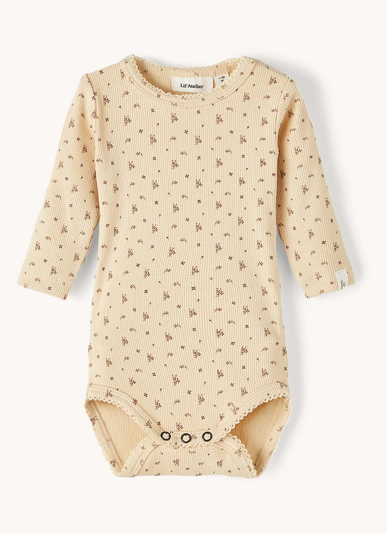 Salopetă cu nervuri din amestec de bumbac organic Lil' Atelier NBGFago