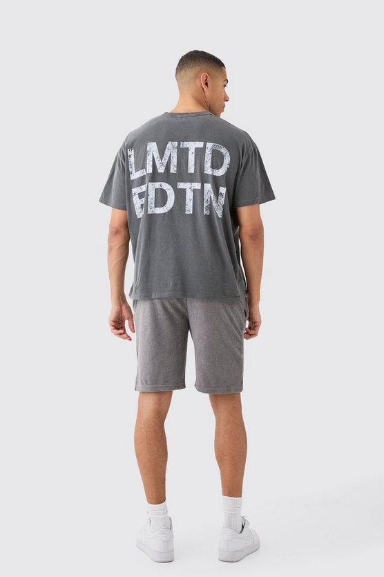 Oversize T-Shirt mit Lmtd-Print
