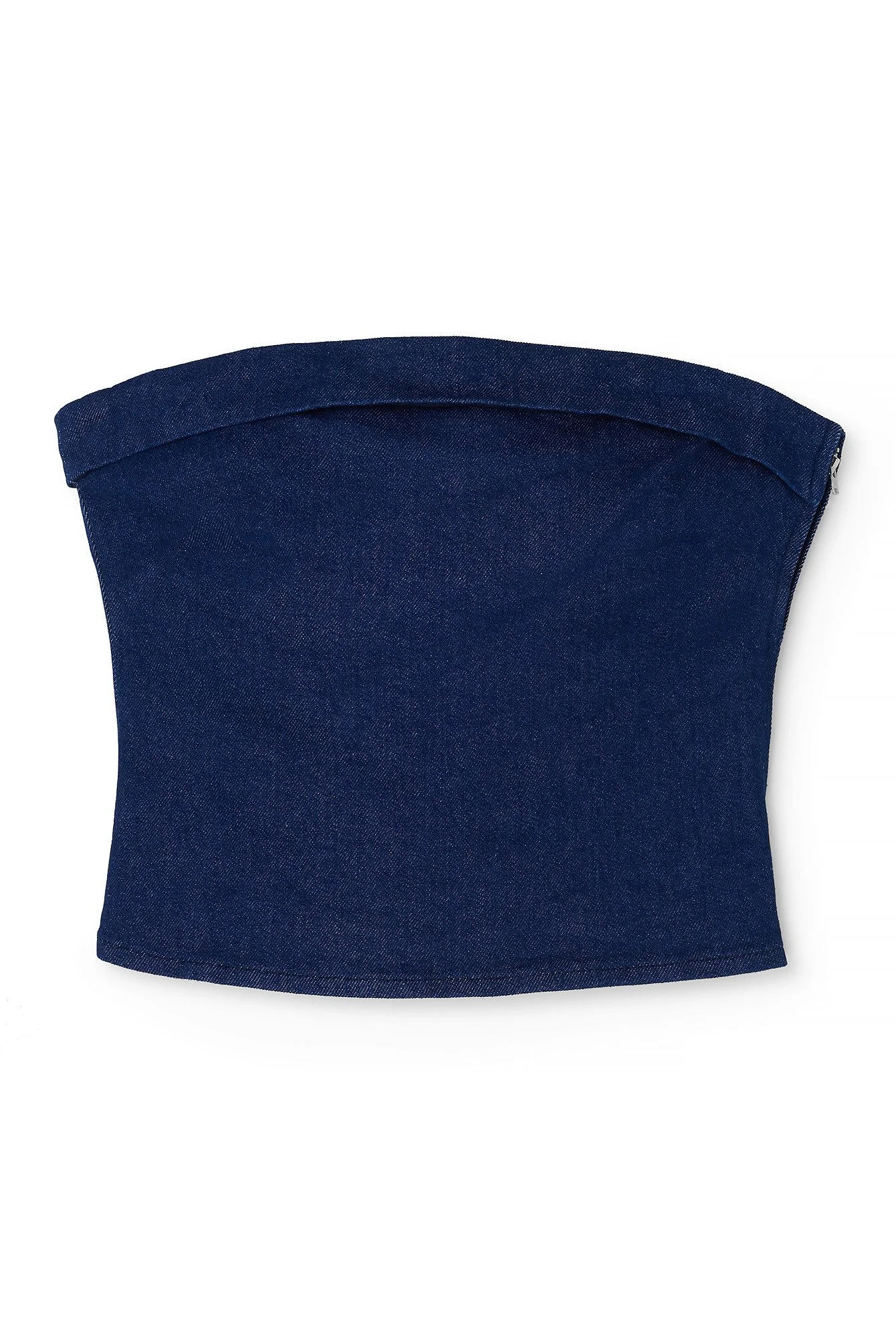 Bandeau-Top aus Denim