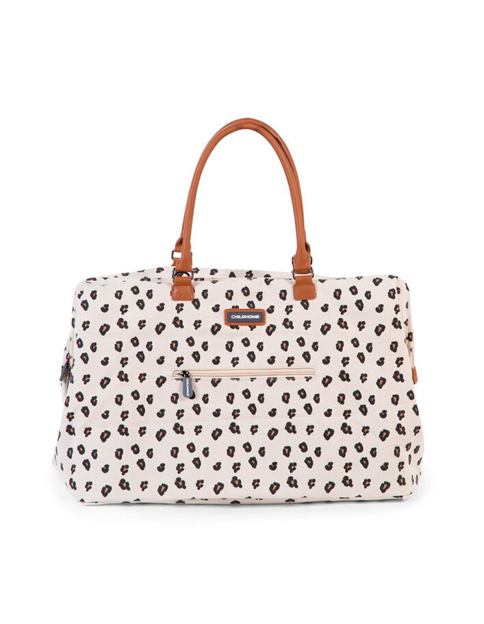 Sac à langer Mommy Bag écru imprimé léopard CHILDHOME