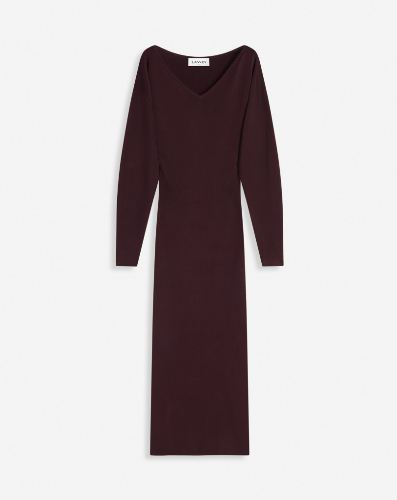 ROBE MI-LONGUE À MANCHES RAGLAN