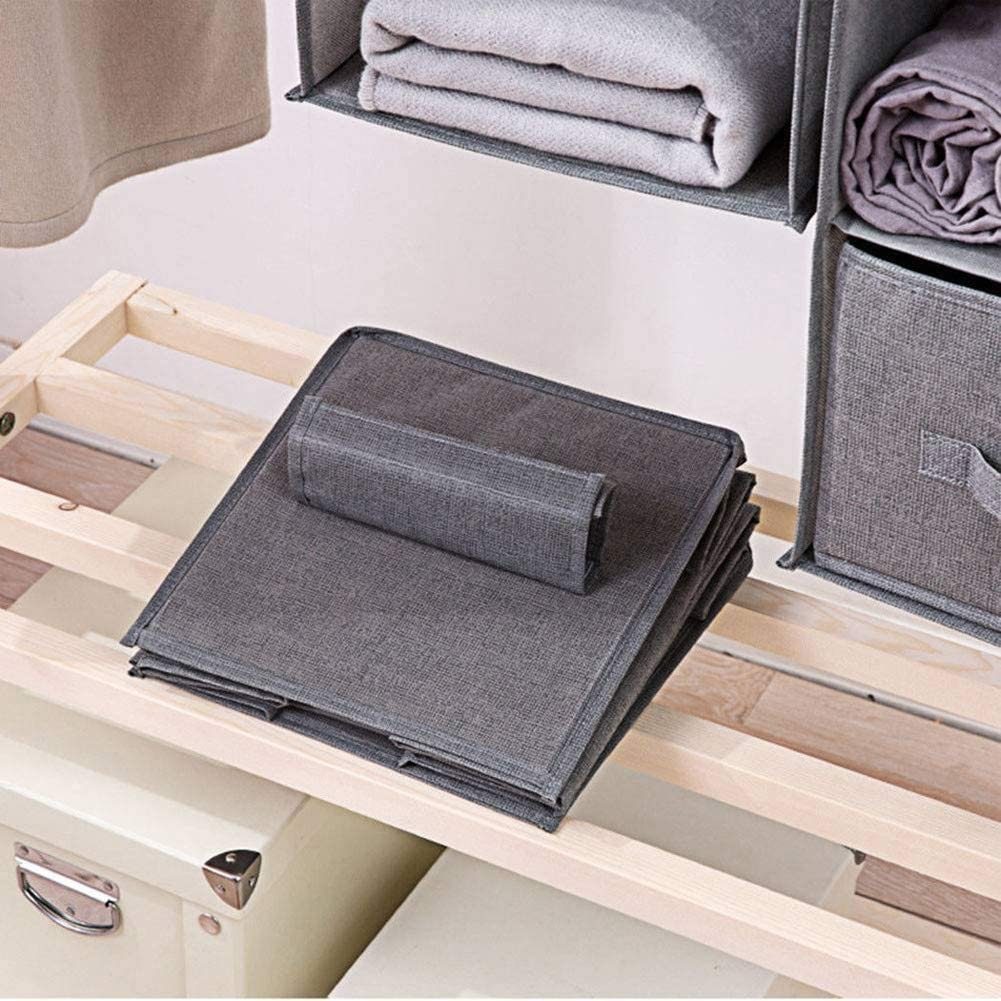 BTTO Hängeregal Hängeregal Stabiler Hängeorganizer Kleiderschrank Organizer,Grau, 1-tlg., Hängeorganizer,mit 3/4/5 Fächern,für Schrank Wandschrank