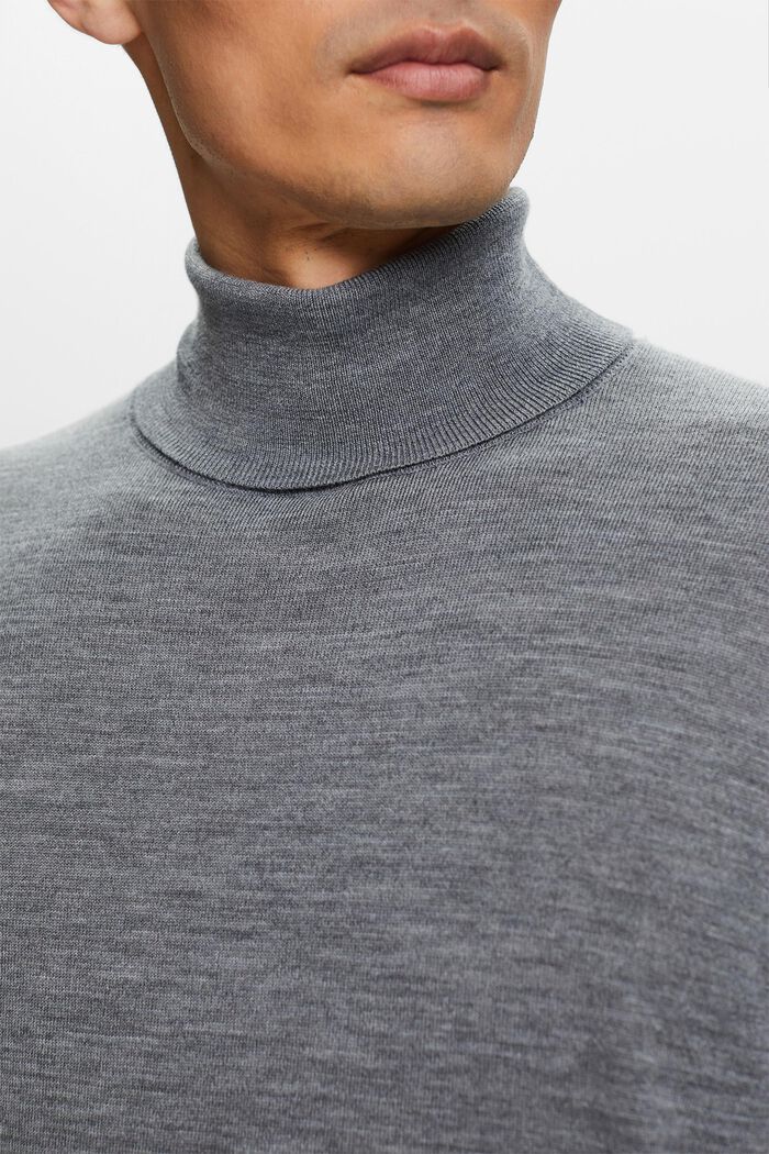 Rollkragenpullover aus Merinowolle