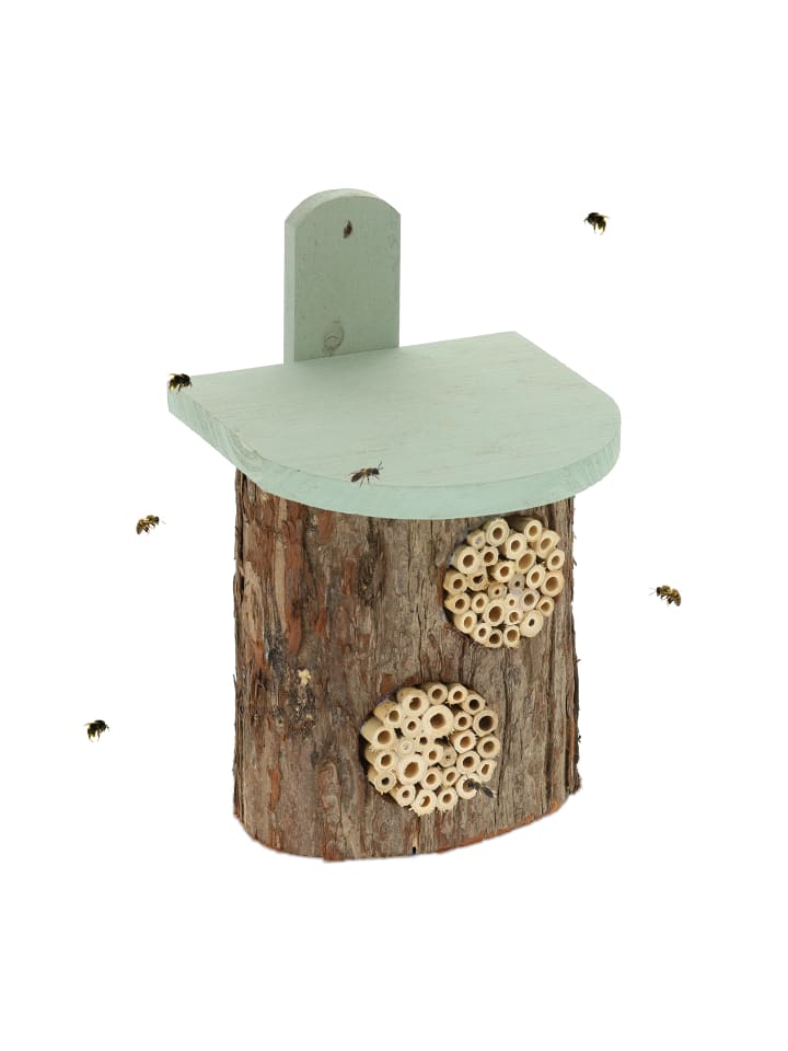 relaxdays Insektenhotel in Natur/ Grün günstig kaufen onesize