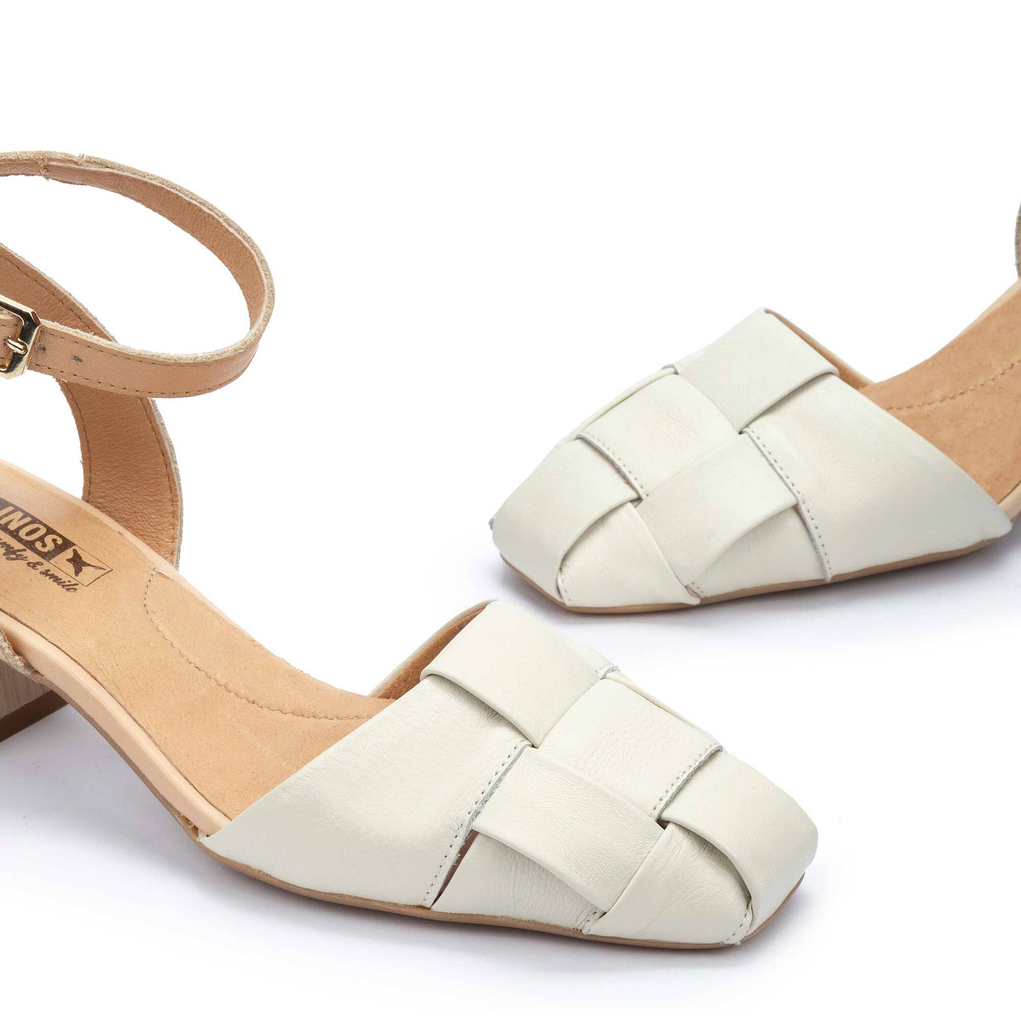 Damskie buty na obcasie typu slingback - NATA