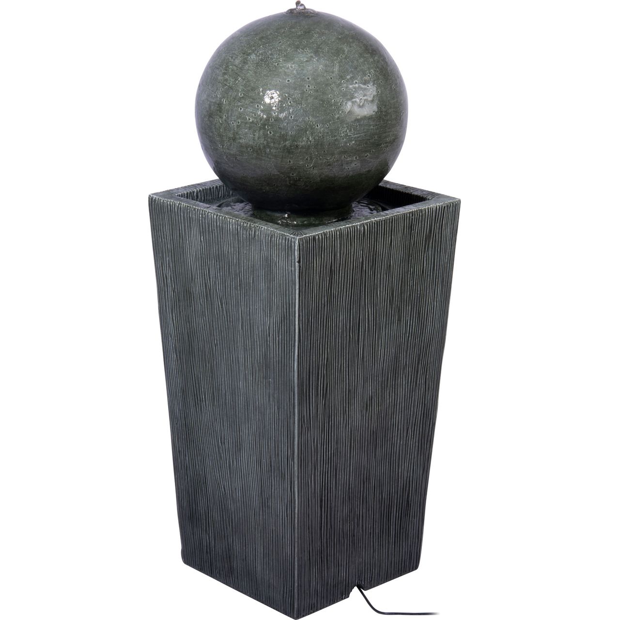 dobar Gartenbrunnen „Apollon“ mit Solar-Panel Wasserspiel