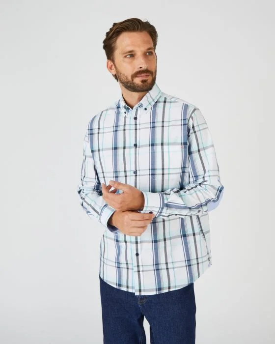 Chemise à carreaux, manches longues