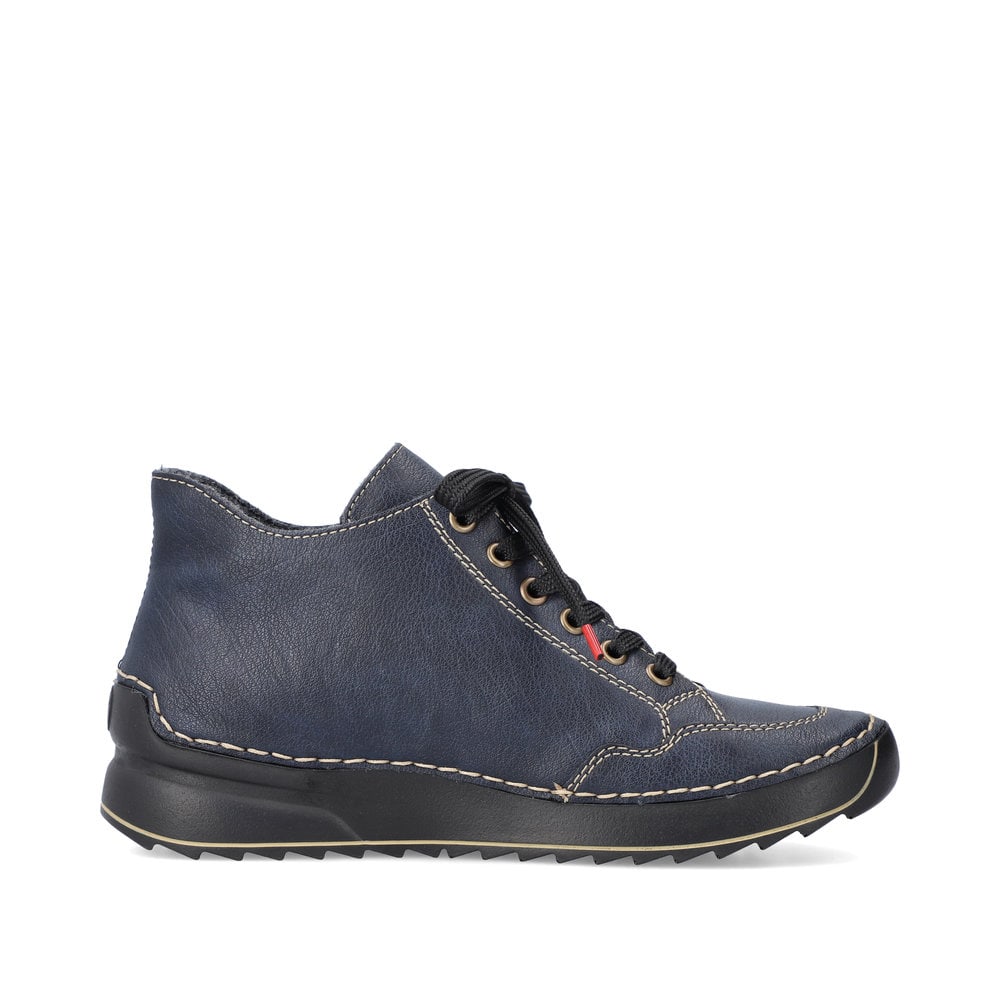 Rieker Damen Schnürschuhe schieferblau