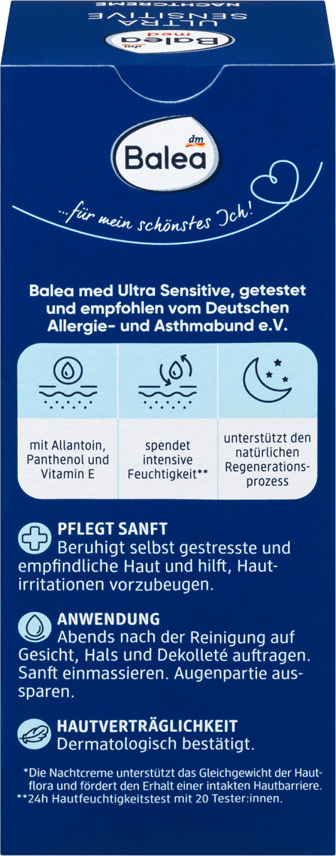 Nachtcreme ultra sensitive, 50 ml