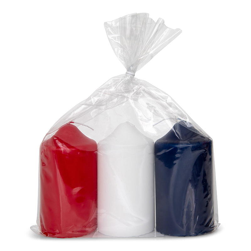 Kubbelys 3-pk Diameter 5,8 cm, høyde 11 cm