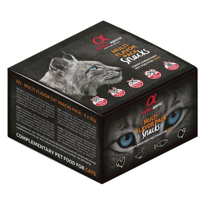 alpha spirit Multi-Flavour Snacks für Katzen