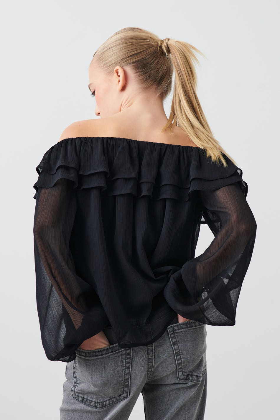 Y off shoulder blouse