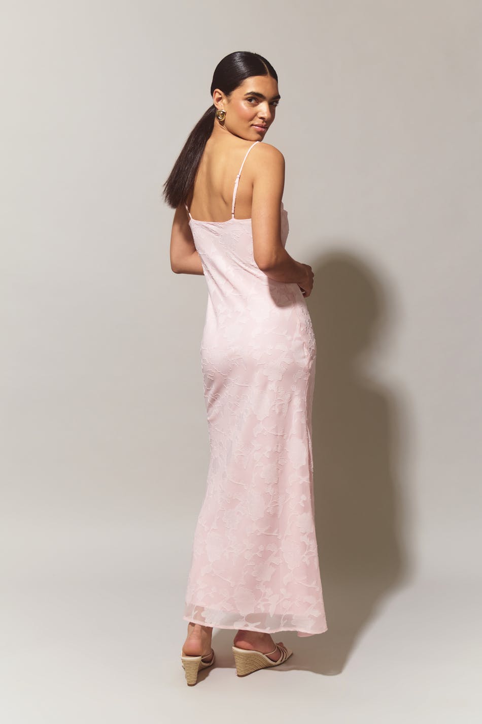 Cowl neck dress