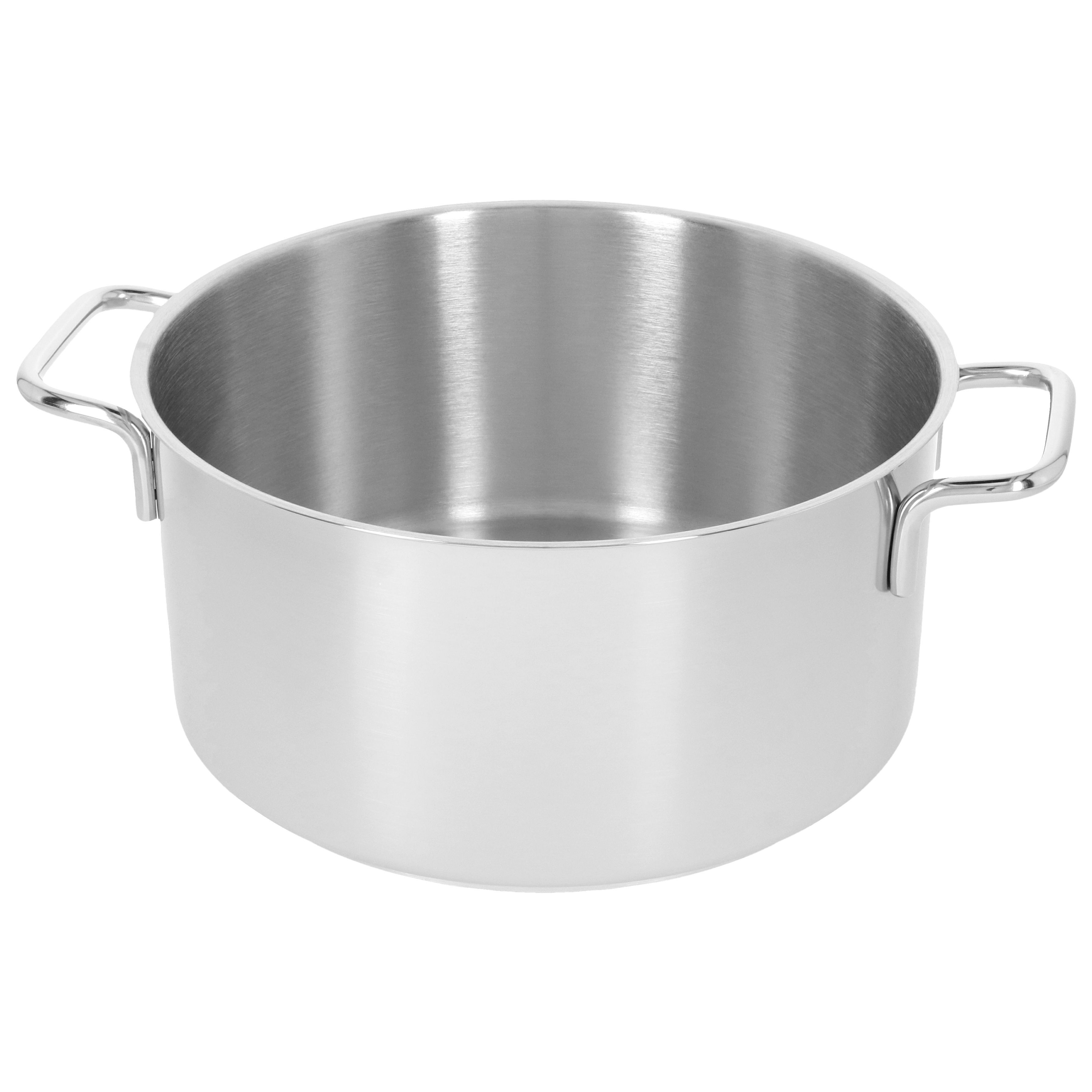 Bratentopf ohne Deckel 22 cm, 18/10 Edelstahl