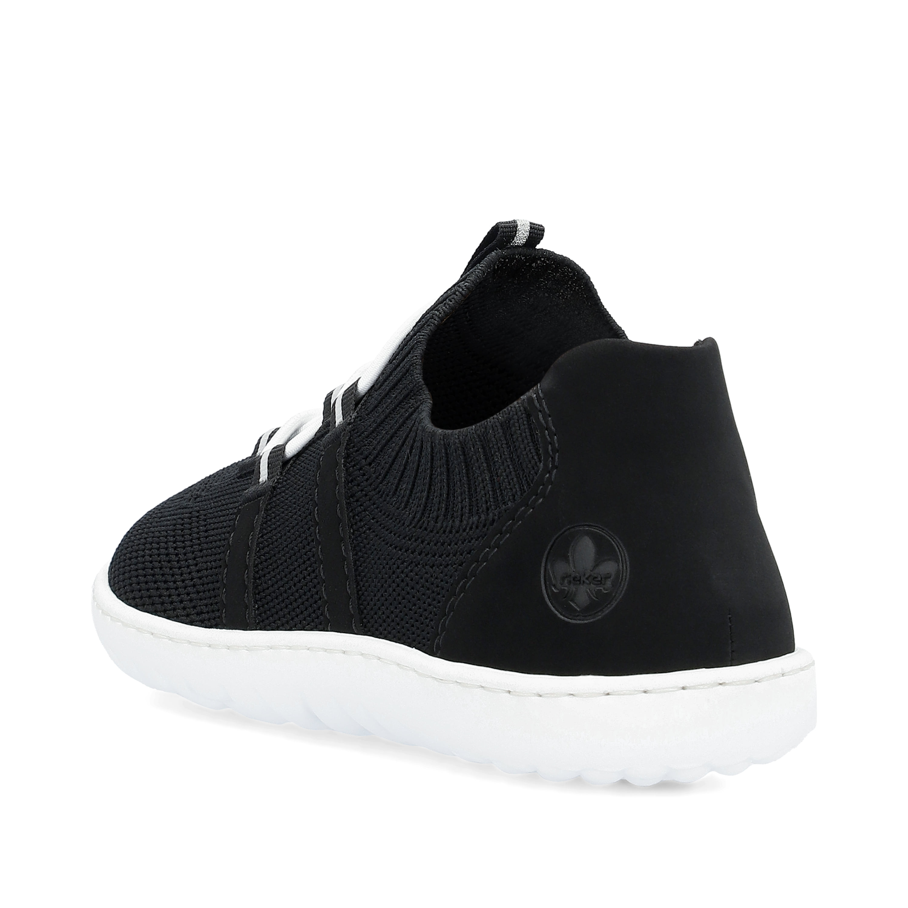 Rieker Damen Slipper tiefschwarz