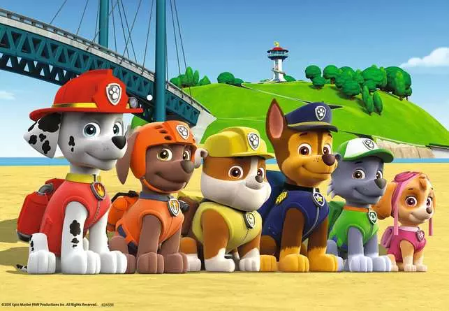 Kinderpuzzle ab 4 Jahren - Heldenhafte Hunde - 24 Teile