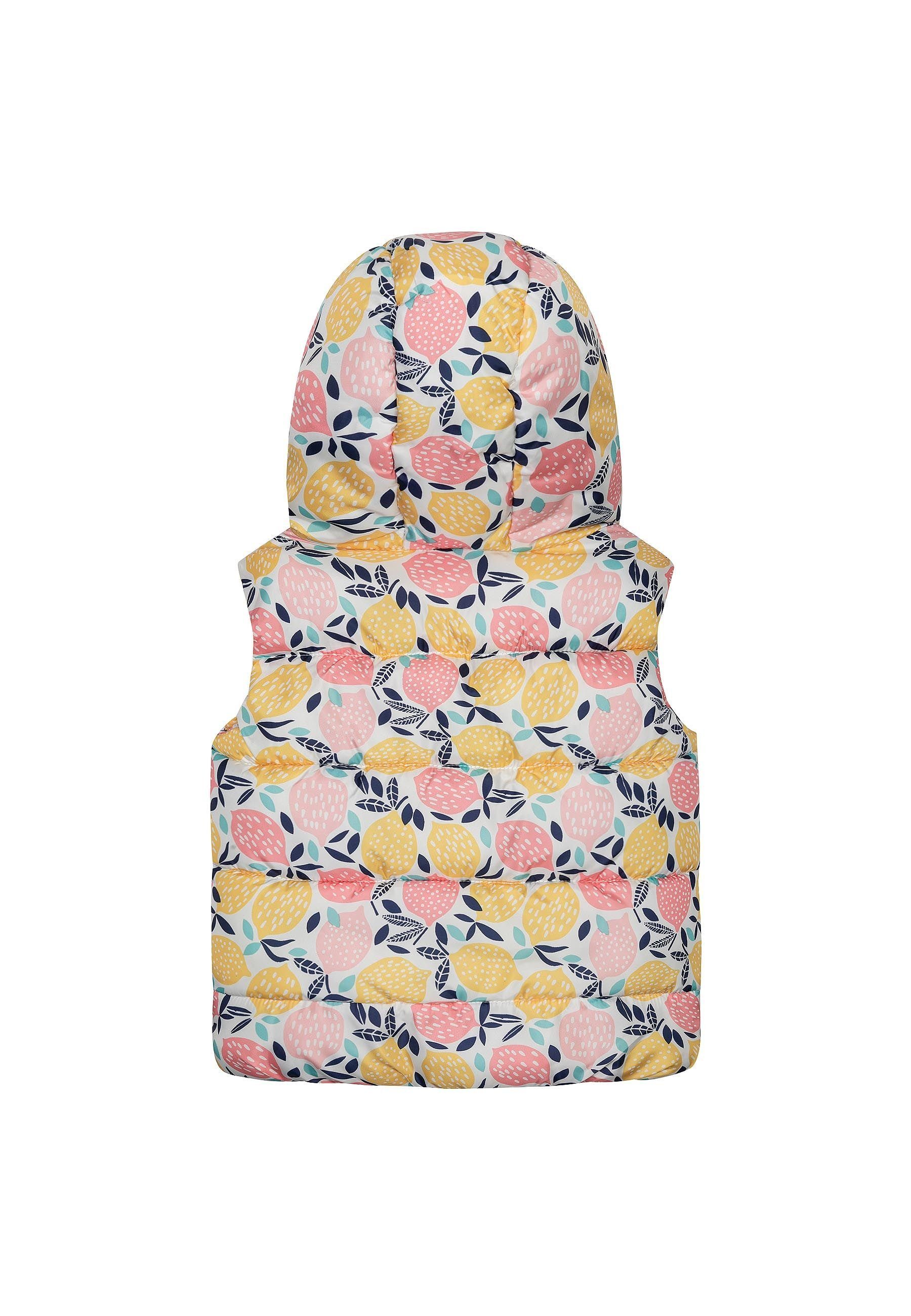 MINOTI Funktionsweste Weste mit Kapuze und Print (1y-8y)