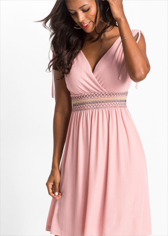 Kleid mit Raffung
