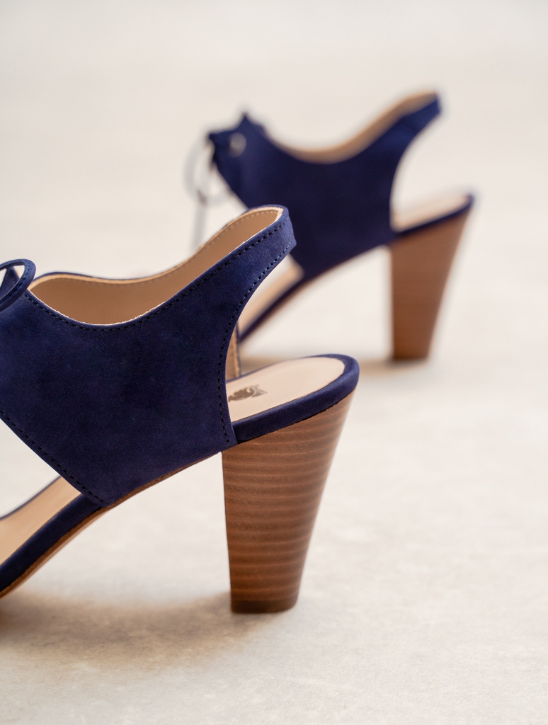 La Perchée - Bleu Cobalt & Framboise