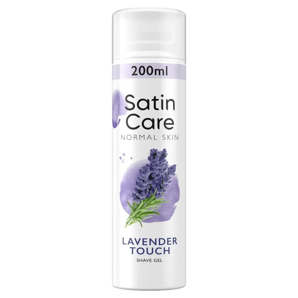 Gillette Satin Care гел за бријање Lavender Touch