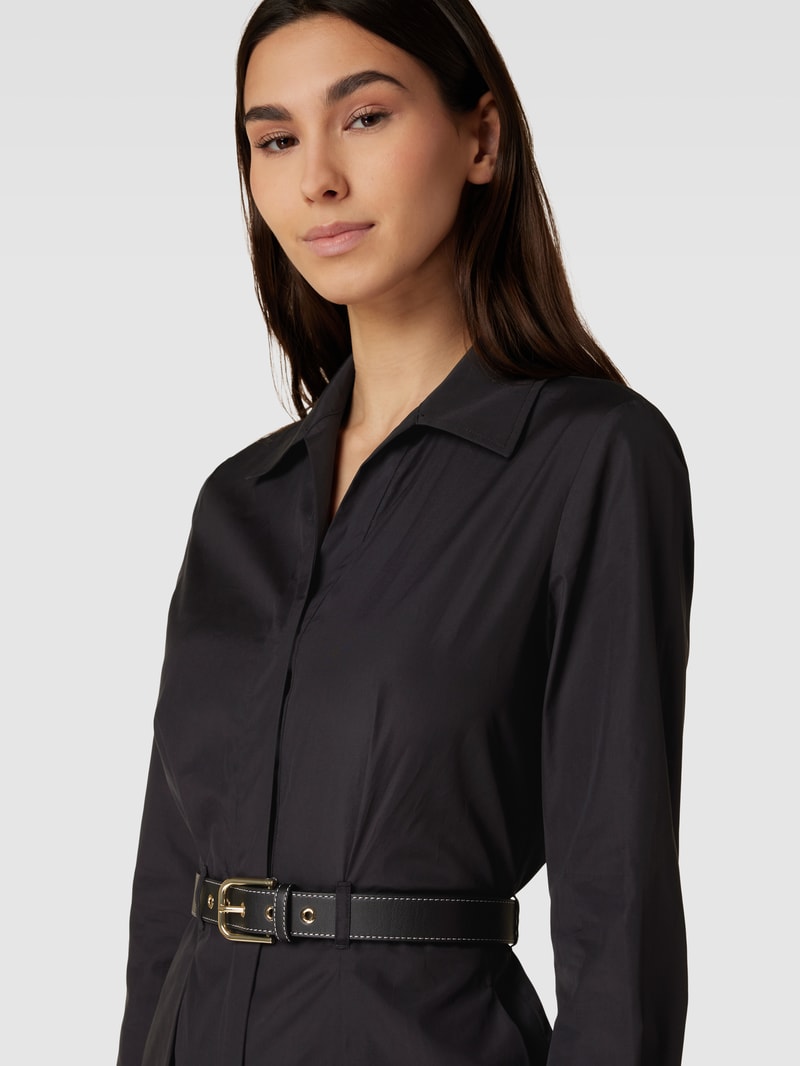 Jumpsuit mit Gürtel Modell 'VALVOLA' in schwarz