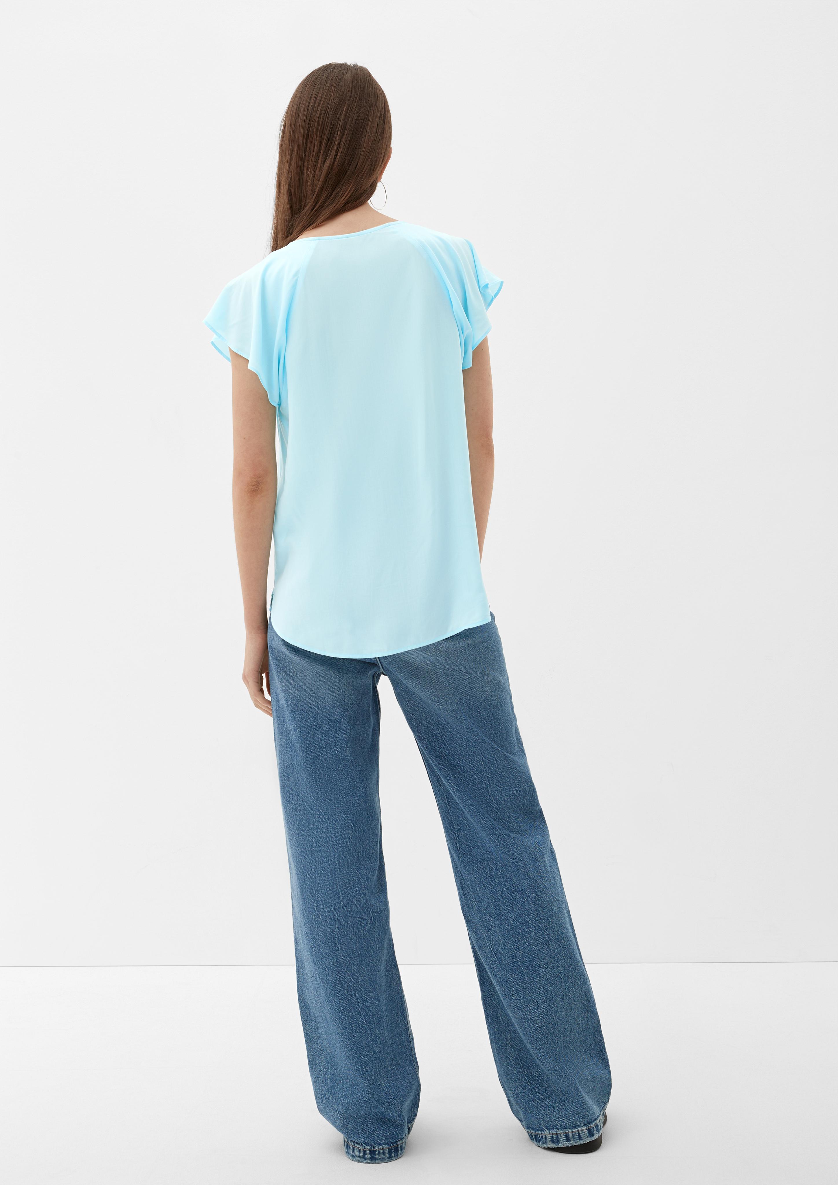 Viskosebluse mit V-Ausschnitt  2130779-6045