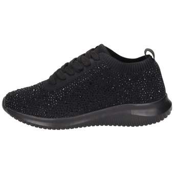Barbarella Schnürsneaker in schwarz