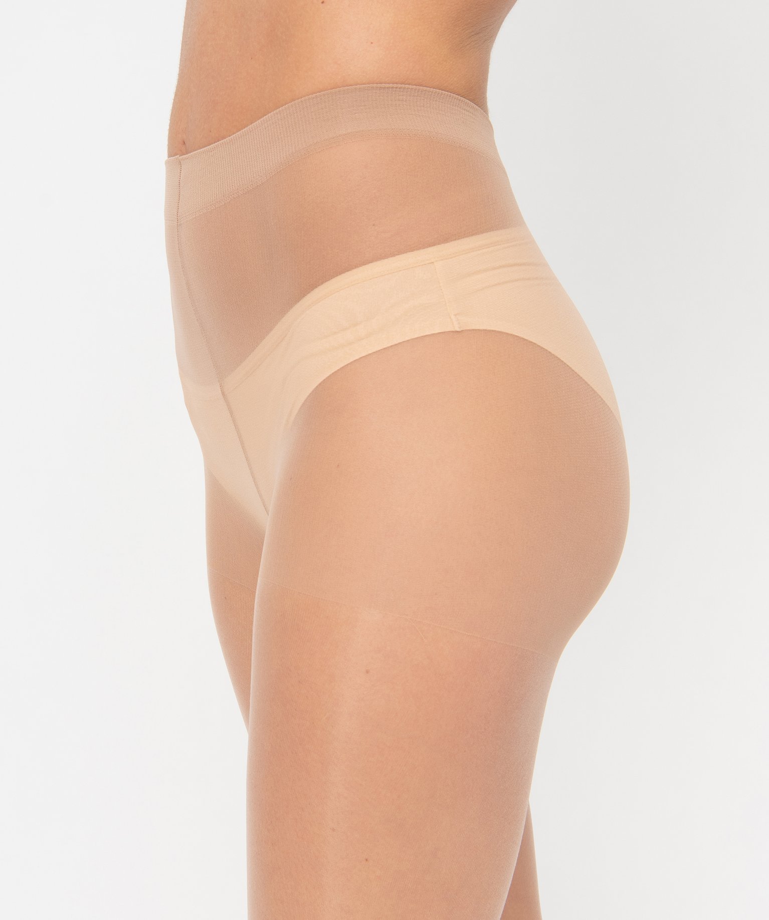 Collant femme transparent zéro défaut effet BB crème beige | GEMO