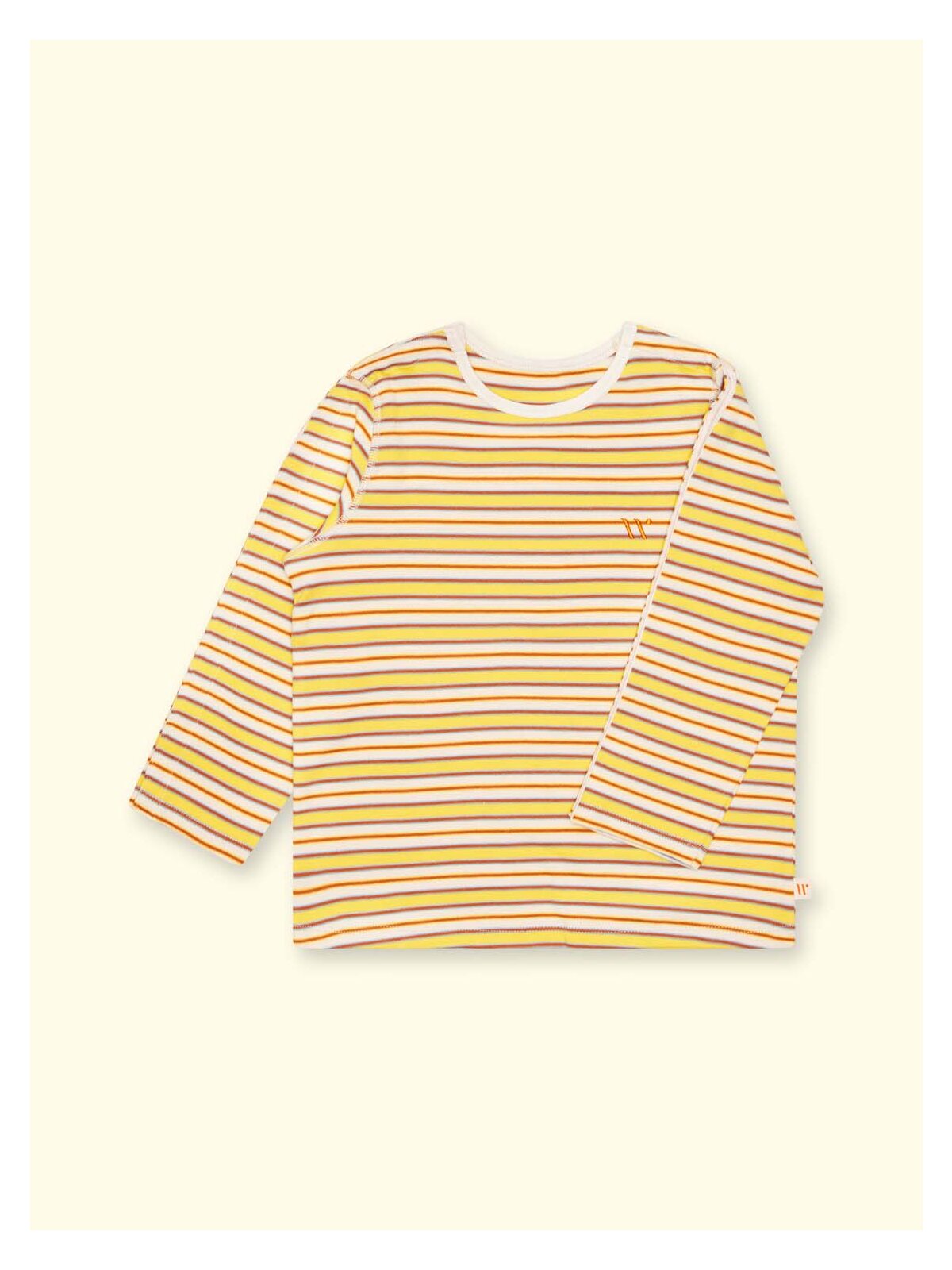 Wombly Karl Langarmshirt gelbgestreift
