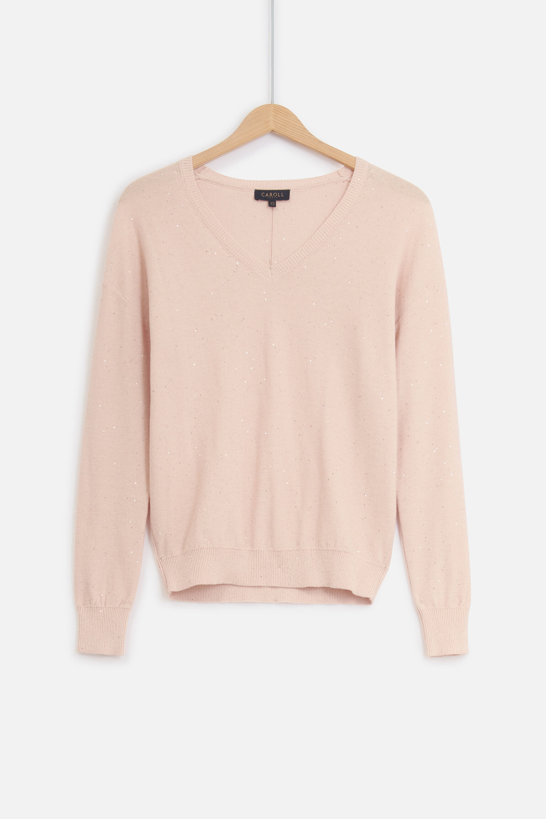 pull ange rose pastel femme