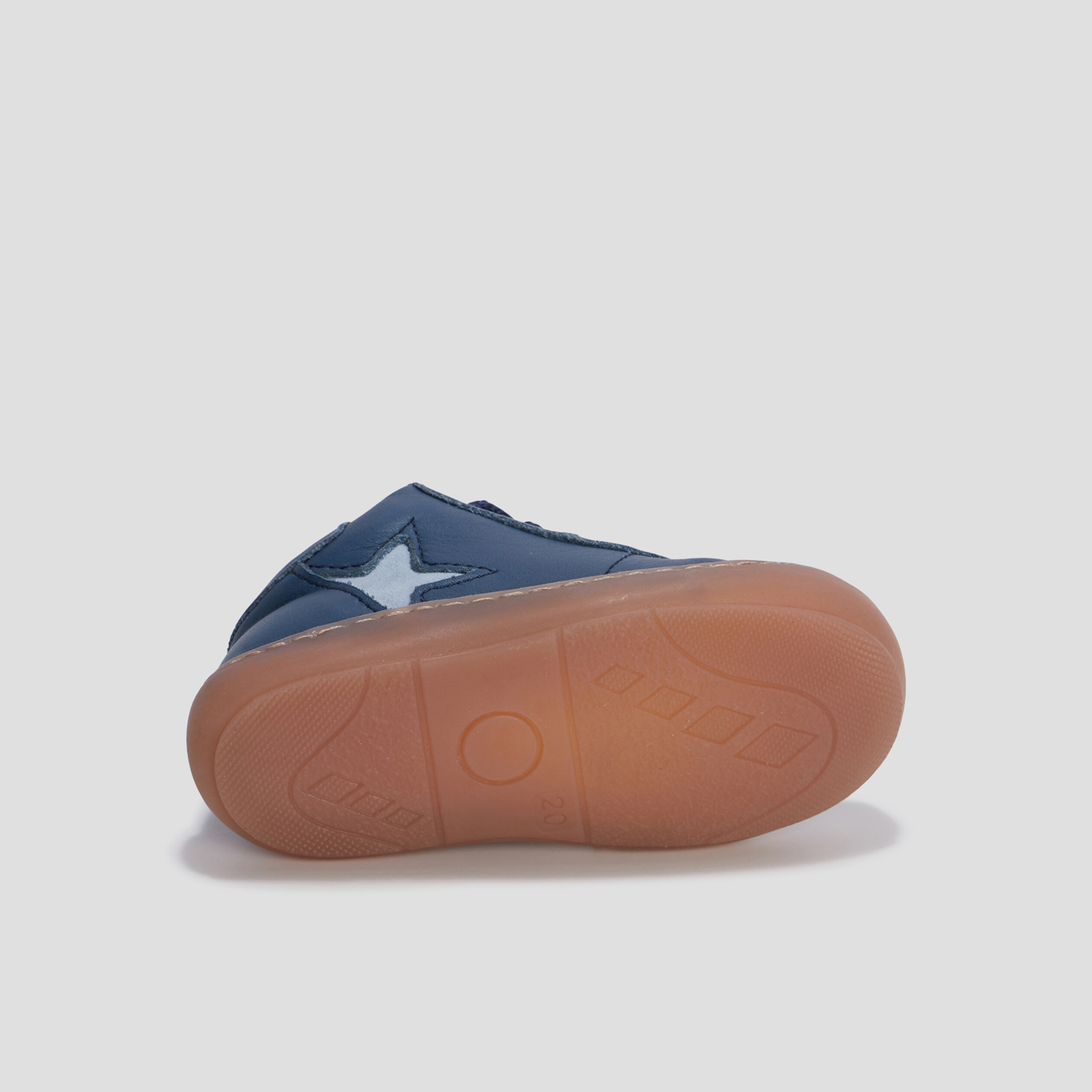 Bottillons zippés en cuir bleu bébé garçon | La Halle