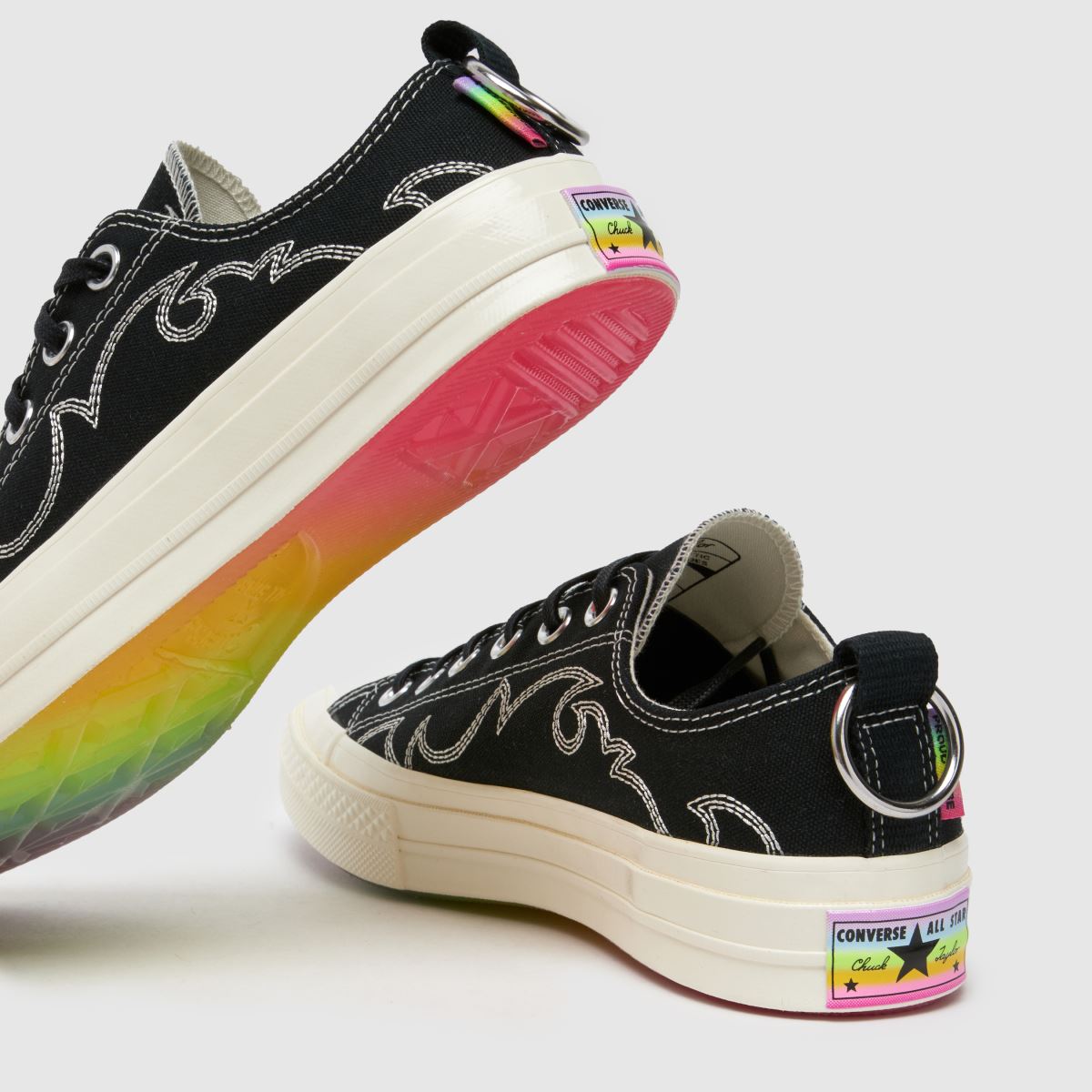 Converse Chuck 70 Ox Pride cipő fekete színben
