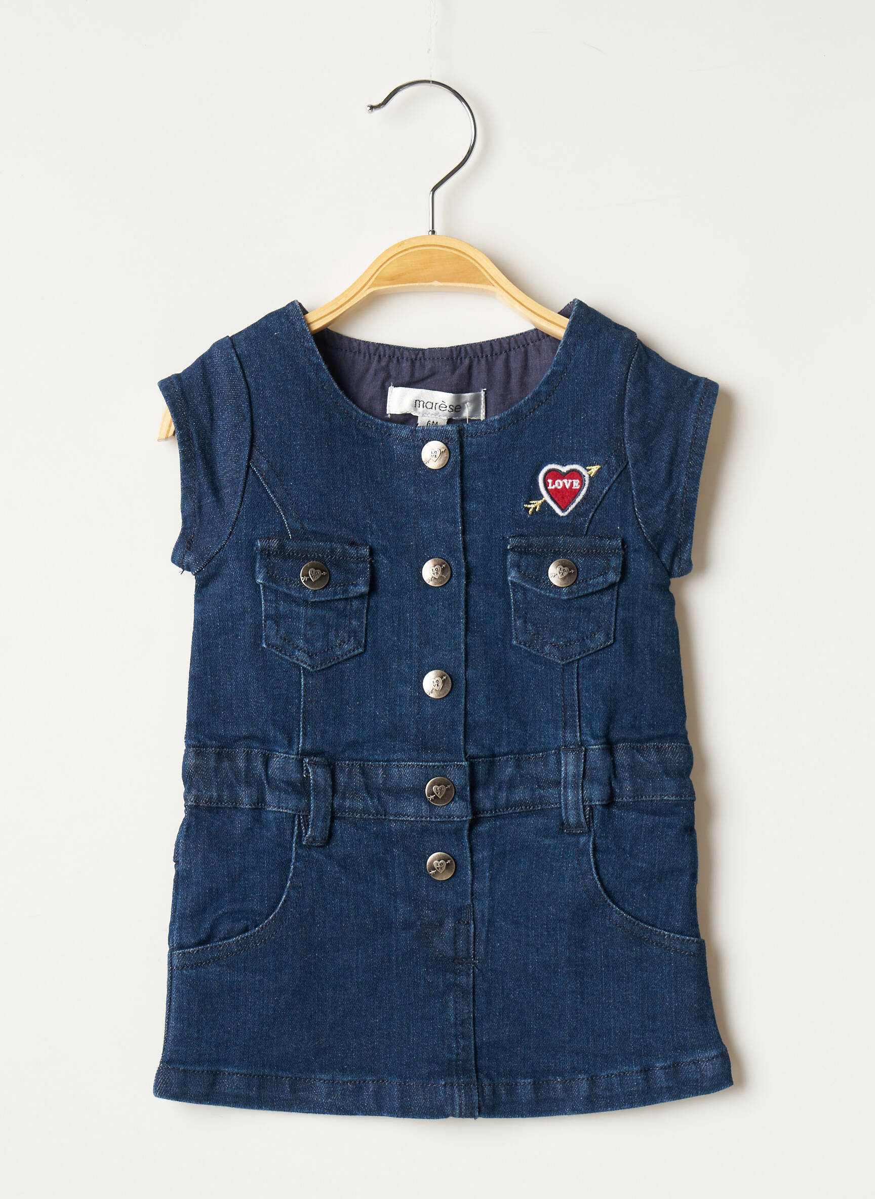 Marese Robes Mi Longues Fille couleur bleu