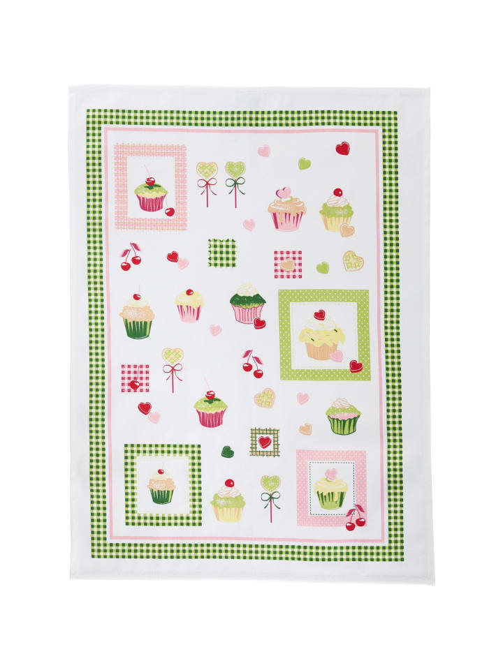 Erwin Müller Baumwolle Geschirrtuch 4er-Pack in Muffin günstig kaufen 50 x 70 cm