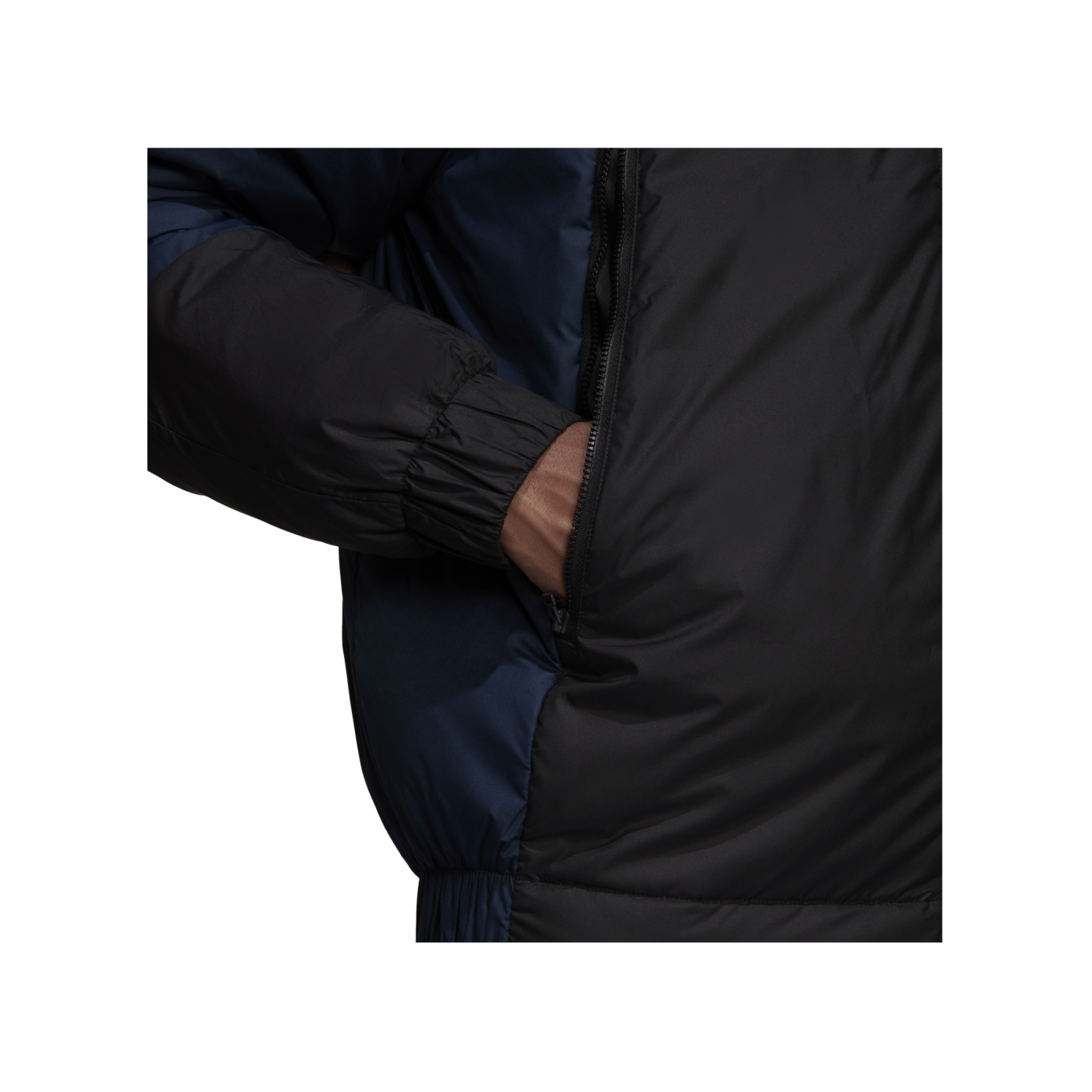 adidas 11.11 Daunenjacke Schwarz Blau
