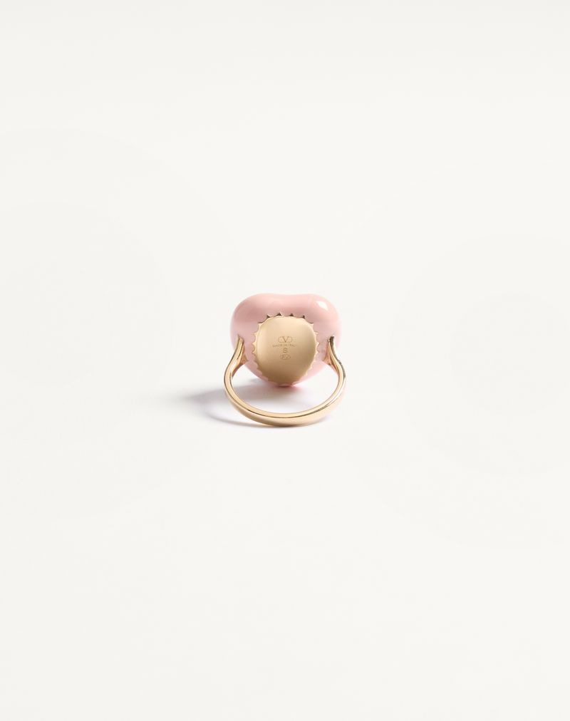 Coeur Royal-ring i metal og emalje