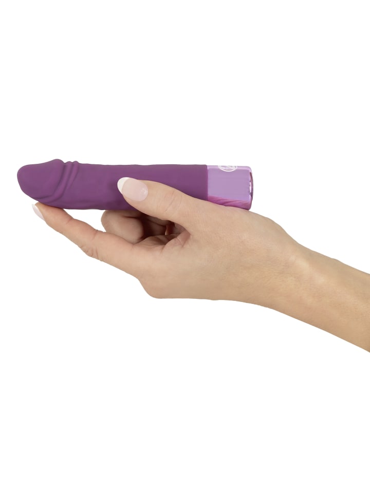 Elegant Series Vibrator Realistic Vibe in lila günstig kaufen 14,3 cm