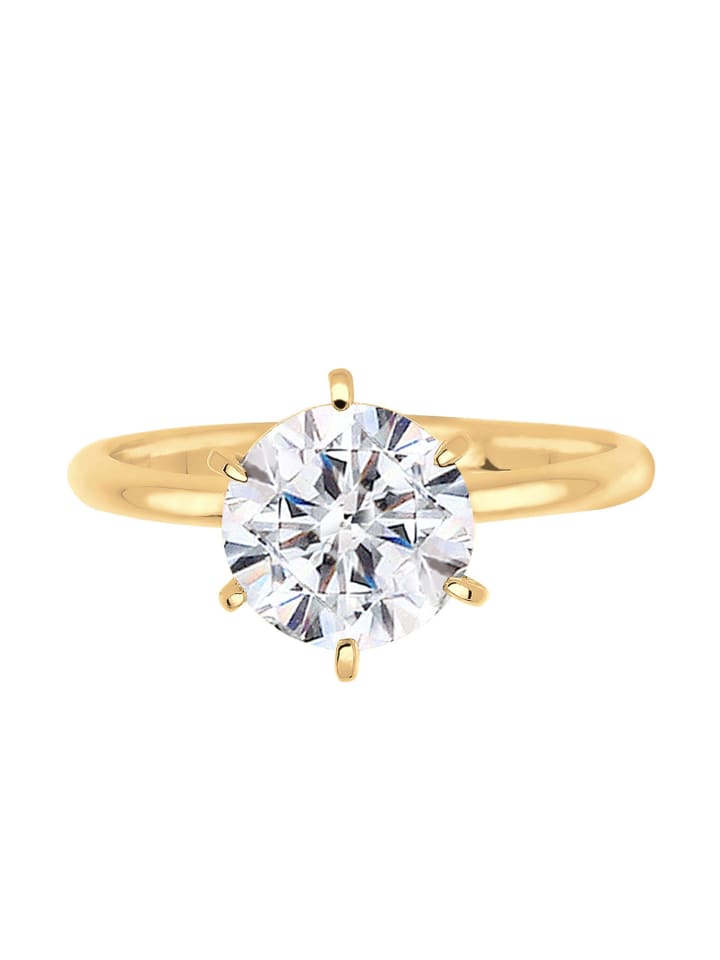 Elli Ring 925 Sterling Silber Verlobungsring in Gold günstig kaufen