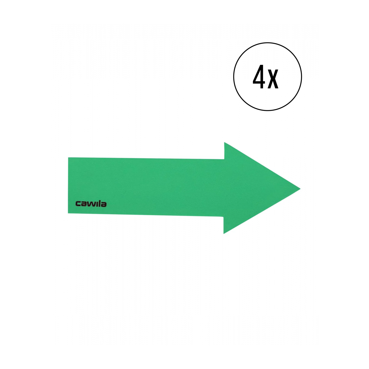 Cawila Marker-System Pfeil 36 x 9cm 4er Set Grün