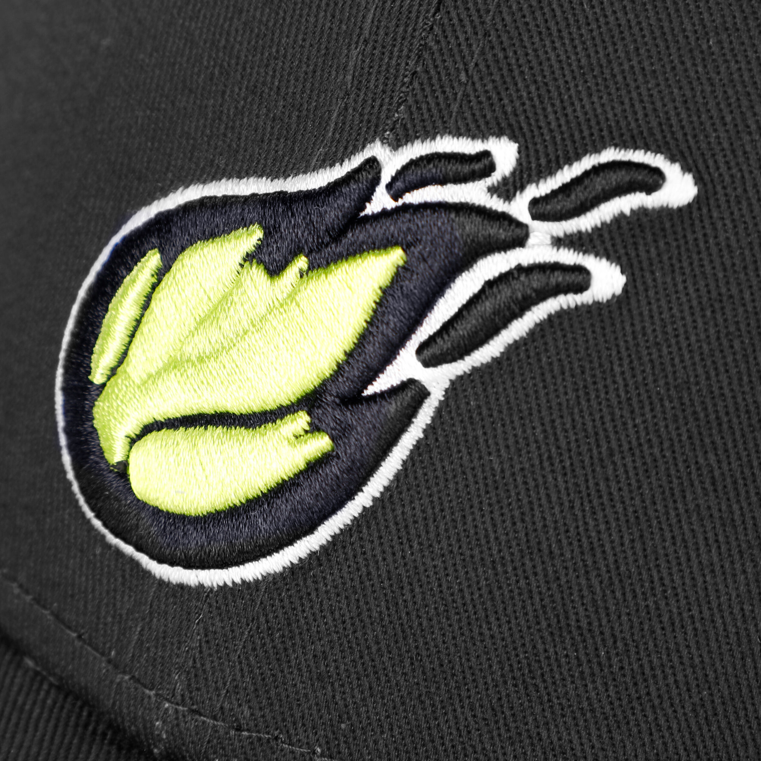 New Era 9FORTY Fireball Poly Cap - Schwarz, Gelb