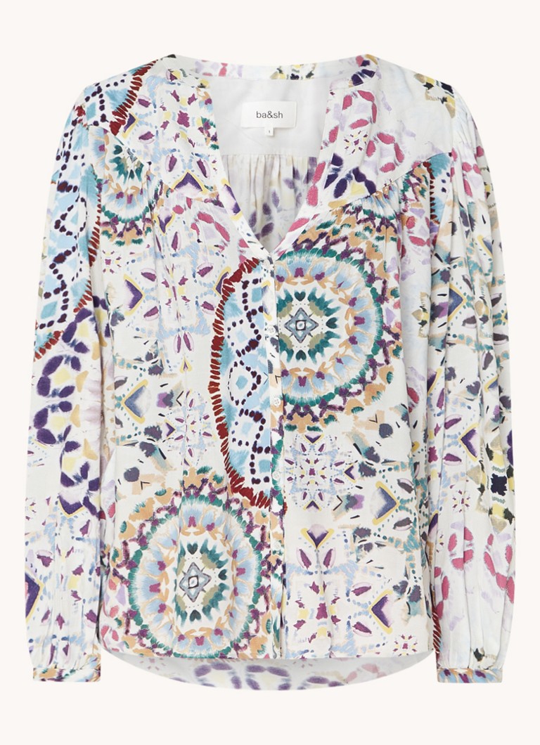 ba&sh Luigi blouse with print