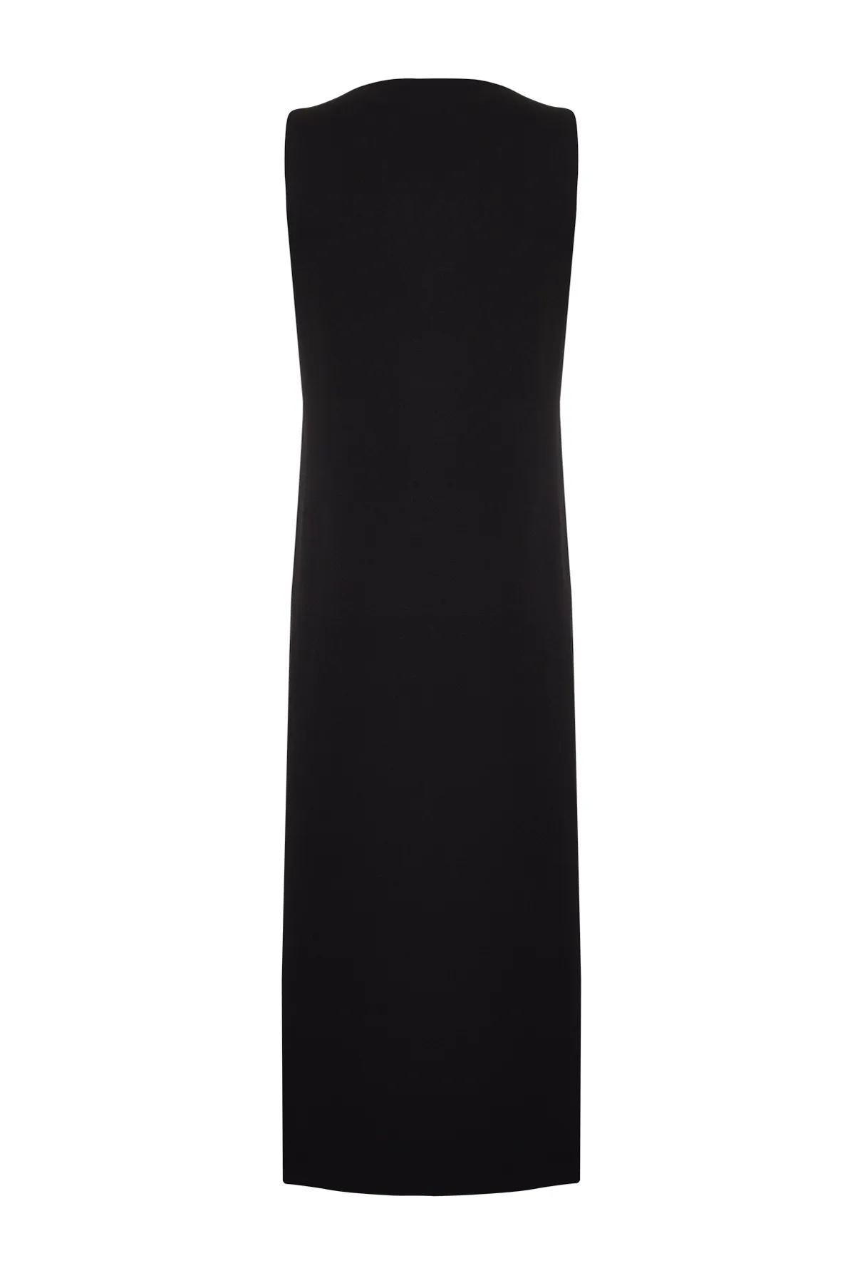 Trendyol Collection  Schwarze, taillierte, lange Weste TWOSS24YE00036