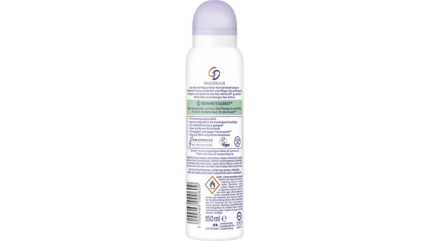 CD Deospray Wasserlilie 150 ml