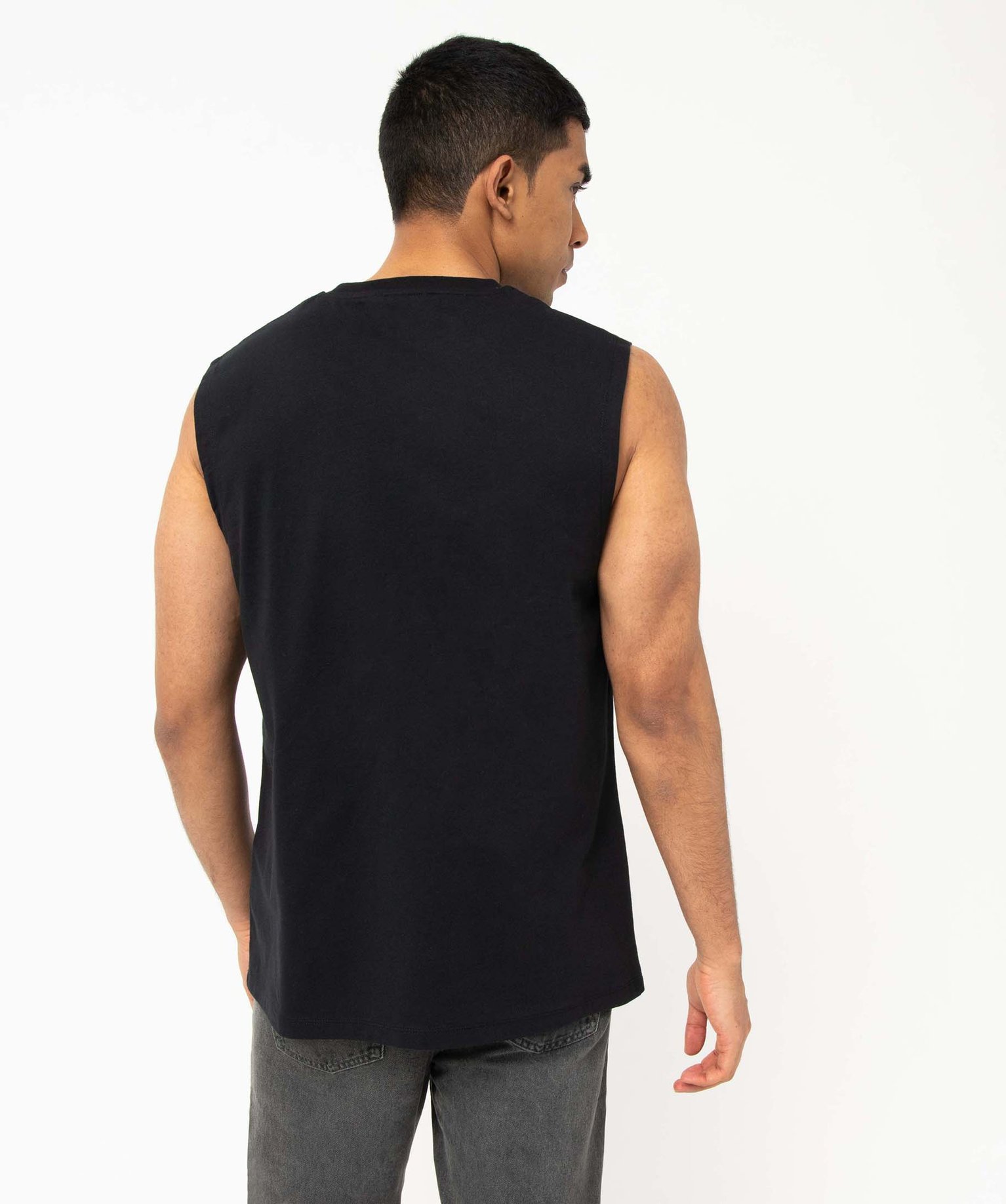 Débardeur homme imprimé Scarface noir | GEMO