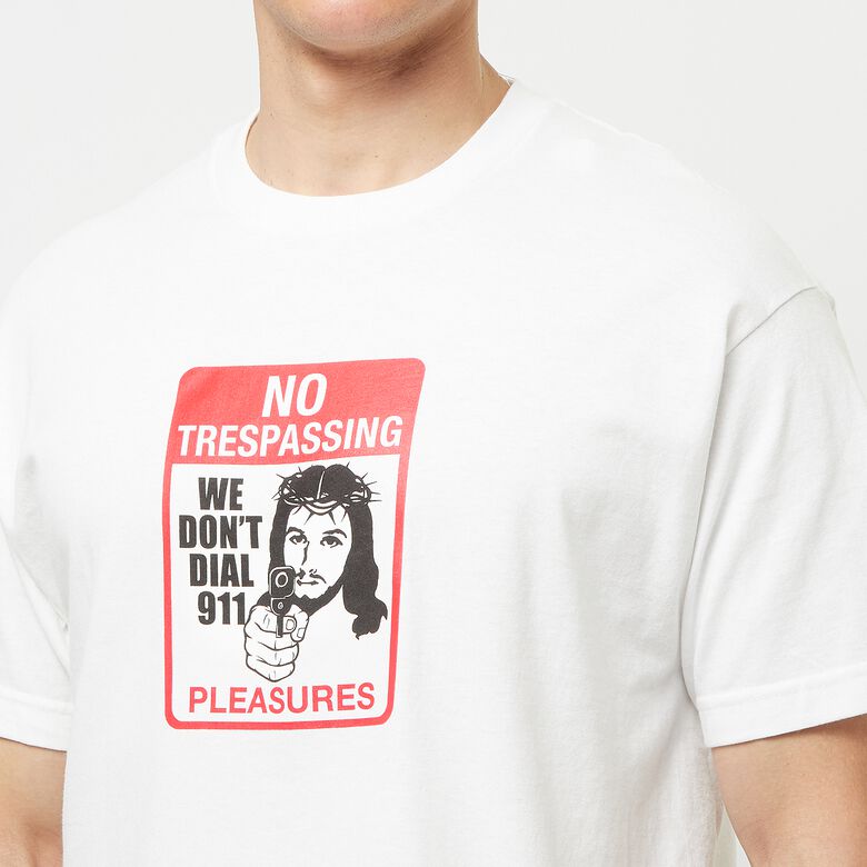 Pleasures Trespass T-Shirt white